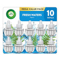 Recarga de Aceite Aromatizante Airwick Plug In, Infusionada con Aceites Esenciales, Ambientadores para el Hogar, Fresh Waters, 10 piezas - imagen 1
