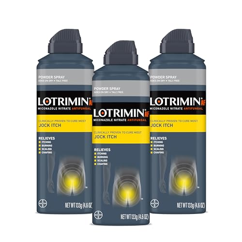 Spray en polvo Lotrimin AF para comezón en la ingle, Miconazol Nitrato 2%, 4.6 oz (133 g) - Tratamiento de comezón (Paquete de 3) - imagen 2