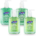 Gel Antibacterial PURELL Advanced, Aroma Fresco, Botella de 8 oz con Dosificador (Paquete de 4), 9674-06-ECDECO - imagen 1
