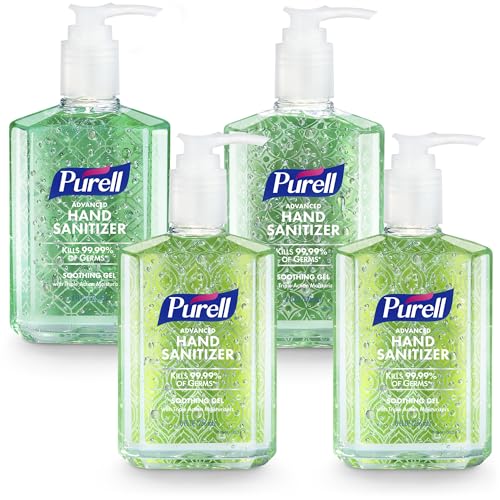 Gel Antibacterial PURELL Advanced, Aroma Fresco, Botella de 8 oz con Dosificador (Paquete de 4), 9674-06-ECDECO - imagen 3