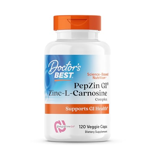 Doctor's Best PepZin GI, Complejo de Zinc-L-Carnosina para Hombres y Mujeres - Suplemento Vegano de Zinc y Carnosina para la Salud Digestiva, 120 - imagen 4