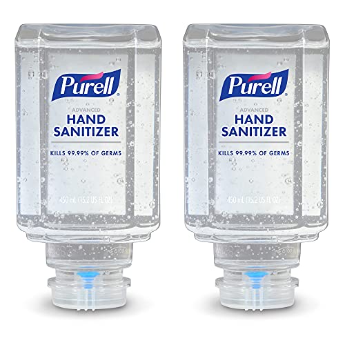 Gel Antibacterial Purell Advanced 450 mL con Dispensador de Estilo Push - Paquete de 2 Botellas de Recarga - 4450-06-EC2PK - imagen 5