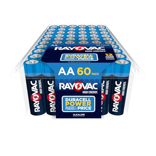 Baterías Rayovac AA, Baterías Alcalinas Doble A, Paquete de 60 Piezas - imagen 1