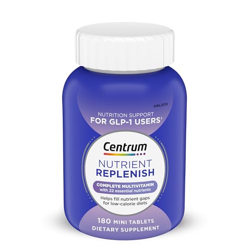 Centrum Nutrient Replenish GLP-1 Multivitamínico para Salud Integral y Apariencia - 180 Tabletas, Suministro para 6 Meses - imagen 6
