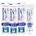 Pasta Dental Sensodyne Clinical White para Dientes Sensibles, Blanqueamiento Clínicamente Comprobado, Limpieza Intensiva, 3.4 oz (Paquete de 3) - imagen 1
