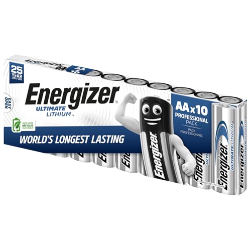 Baterías AA Energizer Ultimate Lithium 10 Piezas, 1.5V de Larga Duración para Dispositivos Digitales de Alto Consumo - imagen 3
