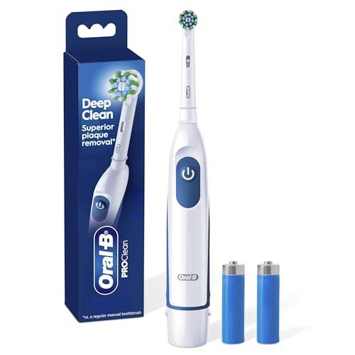 Cepillo de Dientes Eléctrico Oral-B Pro 100 3D White, Batería, Color Blanco - imagen 1