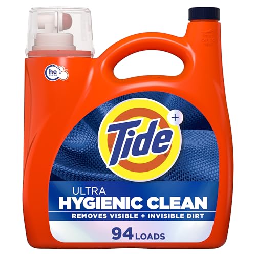 Detergente Líquido para Ropa Tide Ultra Hygienic Clean, Aroma Original, 132 fl oz, 94 Lavados, Elimina suciedad visible e invisible - imagen 5
