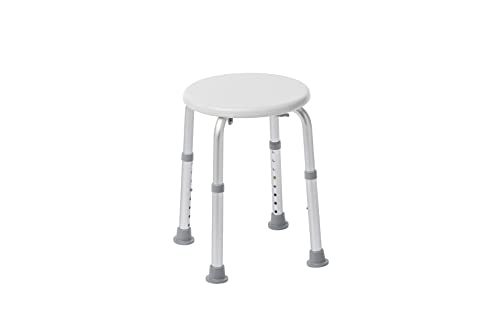 Taburete de Ducha Drive Medical - Altura Ajustable - Construcción de Aluminio Ligero - Capacidad de 300 Lb - Asiento Compacto para Baño y Ducha - - imagen 5