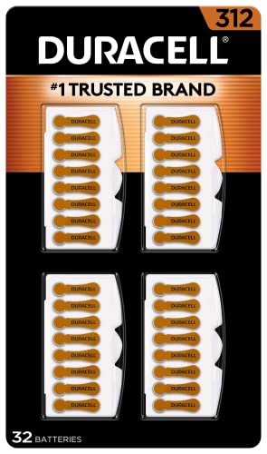 Baterías para Audífonos Duracell Tamaño 312, Paquete de 32, Batería 312A de Larga Duración con Instalación Fácil EasyTab para Dispositivos Auditivos - imagen 3