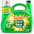 Detergente Líquido para Ropa Gain Plus, Limpieza y Frescura, Con Oxi, Aroma Original, 170 oz, 129 Cargas - imagen 1