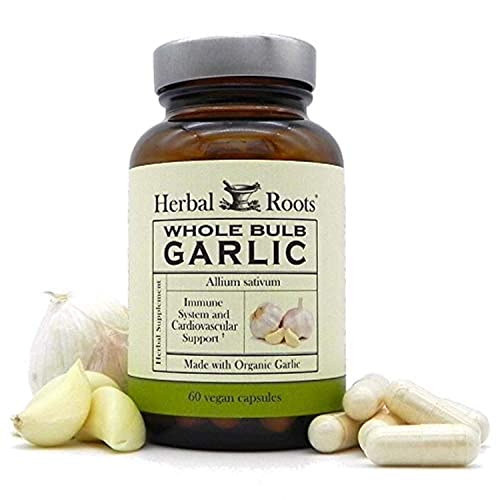 Píldoras de Ajo Orgánico Herbal Roots - Potente Extra Fuerte | 600 mg - 60 Cápsulas Veganas Orgánicas - imagen 3