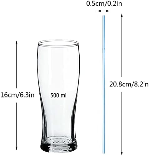 Popotes de Plástico Flexibles de 600 Piezas, 8 de Largo, Rayas de Múltiples Colores, Ideales para Bebidas, Jugos, Leche, Té, Cócteles y Fiestas - imagen 2