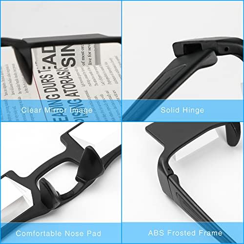 Gafas Horizontales Lentas de 90 Grados para Leer o Ver TV Acostado, Gafas Prismáticas para Jugar en Móvil, Marco Ligero y Cómodo - imagen 4