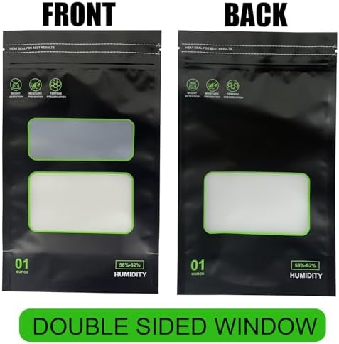 Bolsas de Humedad Reutilizables 1 OZ 58%-62% RH para Curado y Almacenamiento, 20 PZS, 6 x 9.8 x 3.15, Control de Humedad 2 Vías - imagen 4