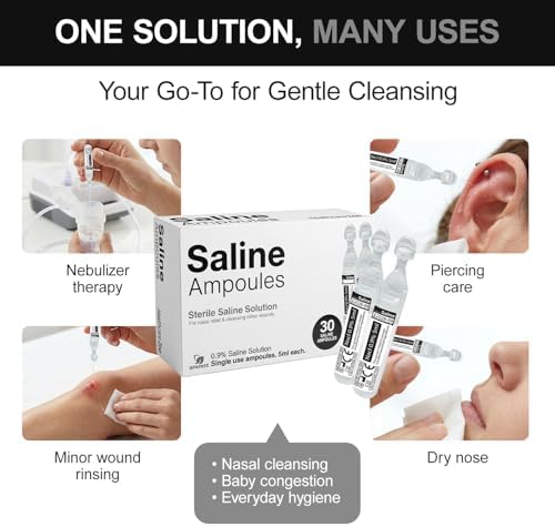 Solución Salina Healthcare Zoo, 0.9% Cloruro de Sodio, 30 Tubos Desechables de 5ml - imagen 5