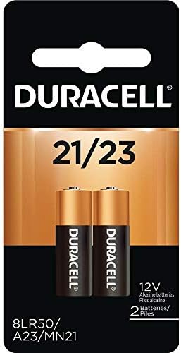 Batería Alcalina Duracell de 12 Voltios para Alarma y Control Remoto MN21 / A23 - Paquete de 2 (Cuenta 1) - imagen 1