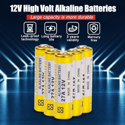 Baterías Alcalinas CPANCELL 27A 12V A27S MN27 L828 A27 12V - Paquete de 5 Piezas - imagen 2