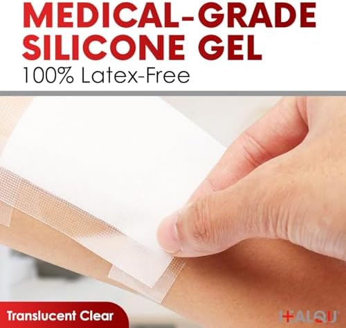 Cinta Quirúrgica HEALQU, 6 Rollos, 2x10yd - Cinta Médica Transparente para Cuidado de Heridas, Tubos y ros Auxilios - Impermeable y Transpirable. - imagen 3