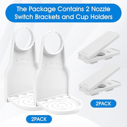 Juego de 2 Soportes para Dispensadores de Detergente, Colector de Goteo y Bandeja Antigoteo, Sin Desorden ni Fugas, Botón Mejorado para Cambio Fácil - imagen 5