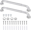 Paquete de 2 barras de agarre de acero inoxidable de 16 pulgadas para pared, ideales para ducha y baño, brindan soporte y seguridad para personas - imagen 1