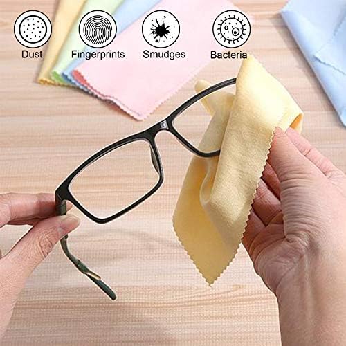 Paquete de 12 Paños de Microfibra de Colores Asortidos - 6 x 7 Paños para Limpiar Lentes, Celulares, Pantallas y Superficies Delicadas - imagen 4
