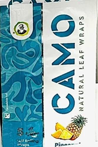 Afghan Natural Leaf Camo Wraps Piña 6 Paquetes - 30 Hojas con Sticker Oficial de Camo Cone - imagen 1
