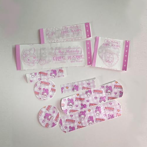Curitas Lindas de Gatito y Amigos - 40 Piezas (20 de Cada Tamaño, ros Auxilios con Diseños Adorables) - imagen 2
