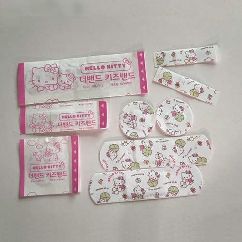 Curitas Lindas de Gatito y Amigos - 40 Piezas (20 de Cada Tamaño, ros Auxilios con Diseños Adorables) - imagen 3