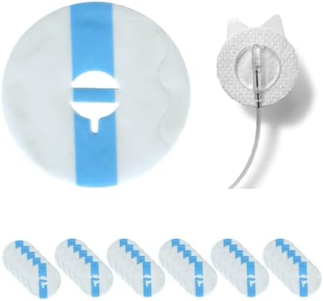 A1C WEAR - Paquete de 30 Parche sobre Sure-T, TruSteel, Contact Detach - Sets de Infusión de Acero a 90 Grados - Impermeables, Transparentes, - imagen 1
