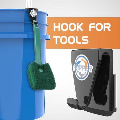 Organizador de Cubeta Flipper Bucket Buddy para Acuarios, Soporte para Manguera para Cubetas de 5 Galones, Caddy para Cambio de Agua en Peceras, - imagen 5