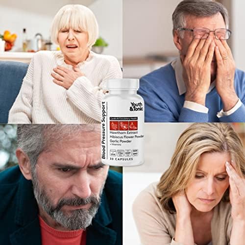 Suplemento Natural para la Presión Arterial Youth & Tonic con Espino, Hibisco y Hierbas Diuréticas Potentes | 30 Cápsulas para Mantener la Salud | - imagen 2