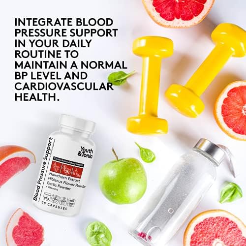 Suplemento Natural para la Presión Arterial Youth & Tonic con Espino, Hibisco y Hierbas Diuréticas Potentes | 30 Cápsulas para Mantener la Salud | - imagen 4