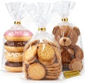 Bolsas de Celofán Horbin 100 Piezas con Cierres, 6×10 Pulgadas, Bolsas Transparentes para Comida, Galletas, Dulces y Regalos para Fiestas. - imagen 1