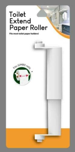 Extensor para Rollo de Papel Higiénico de Baño, Compatible con Rollos Mega y Super Mega - imagen 1