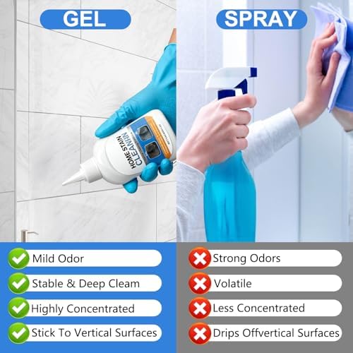 Gel Limpiador de Manchas para el Hogar, Limpiador de Lavadora con Cepillo, Gel Removedor para Lavadora y Refrigerador, Gel de Limpieza Profunda para - imagen 2