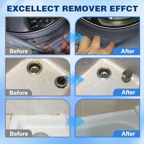 Gel Limpiador de Manchas para el Hogar, Limpiador de Lavadora con Cepillo, Gel Removedor para Lavadora y Refrigerador, Gel de Limpieza Profunda para - imagen 5