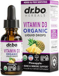 Gotas Líquidas de Vitamina D3 Orgánica - Suplemento Vegano de 4000 IU para Adultos y Niños, Salud Inmunológica y Ósea, 30 Porciones - imagen 1