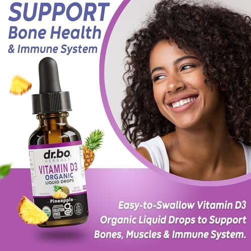 Gotas Líquidas de Vitamina D3 Orgánica - Suplemento Vegano de 4000 IU para Adultos y Niños, Salud Inmunológica y Ósea, 30 Porciones - imagen 3