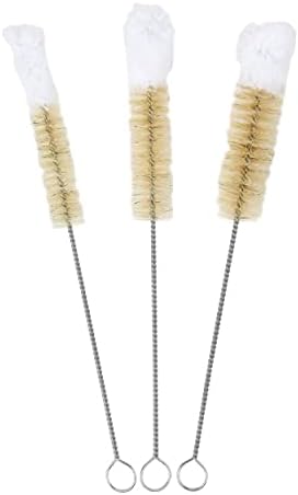 Set de 3 Cepillos de Limpieza HOME-X con Punta Suave, Cepillo de Fregado con Mango Largo y Herramienta para Limpiar Rincones - imagen 1