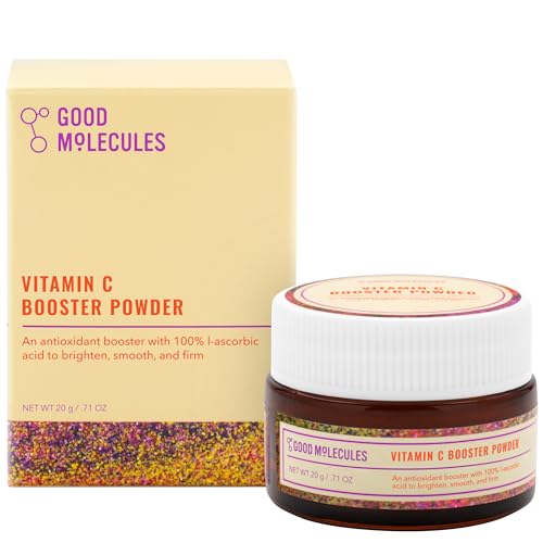 Good Molecules Polvo Potenciador de Vitamina C - 100% Ácido L-Ascórbico para la Producción de Colágeno - Suero Facial en Polvo Antienvejecimiento - imagen 1