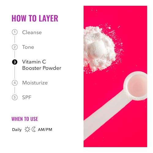 Good Molecules Polvo Potenciador de Vitamina C - 100% Ácido L-Ascórbico para la Producción de Colágeno - Suero Facial en Polvo Antienvejecimiento - imagen 4