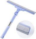Limpiador de Ducha con Cuchilla de 12 y Mango de 15, Squeegee para Puertas de Vidrio, Azulejos, Autos y Parabrisas - Herramienta de Limpieza para el - imagen 1