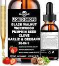Limpiador de Ajenjo, Nogal Negro y Clavo para Humanos - Suplemento Herbal Orgánico 20 en 1 con Semillas de Calabaza, Ajo, Orégano y Cúrcuma para - imagen 1