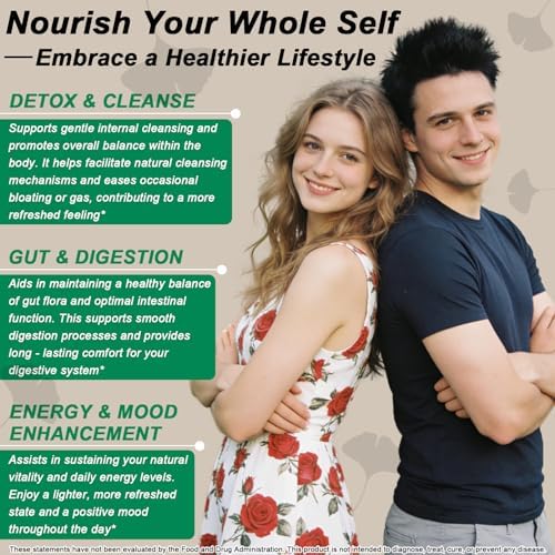 Limpiador de Ajenjo, Nogal Negro y Clavo para Humanos - Suplemento Herbal Orgánico 20 en 1 con Semillas de Calabaza, Ajo, Orégano y Cúrcuma para - imagen 4