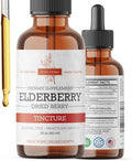 Tinción de Saúco Pura Herba – Extracto Orgánico de Saúco en Gotas – Suplemento Herbal Sambucus – Apoyo Inmunológico – Mezcla de Flor y Fruto de Saúco - imagen 1