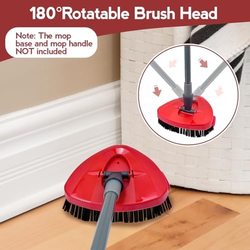 Cabezal de Trapeador Oceda, Compatible con Sistema de 2 Tanques RinseClean, 2 Piezas de Cepillo de Fregar, Cepillo Duro para Baño, Cocina, Tina, Piso - imagen 5
