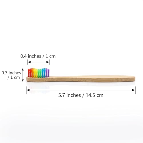 Cepillos de Dientes para Niños Sumshy Premium de Bambú - Paquete de 10 Colores, Cerdas Ultra Suaves, Biodegradables y Sin BPA, Manuales para Niños y - imagen 5