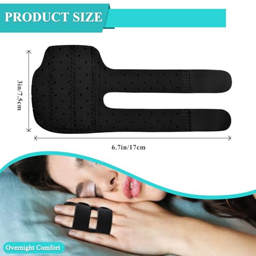Férula para Dedo VHOPMORE con 2 Barras de Soporte Metálicas, Ajustable para Alivio de Dolor en Dedos Mediano, Índice, Anular y Meñique - Ideal para - imagen 3