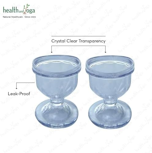 Tazas Transparentes para Lavado de Ojos ChillEyes - Limpieza Efectiva con Contenedor de Almacenamiento - Diseño Ergonómico (2 Pzs.) - imagen 8